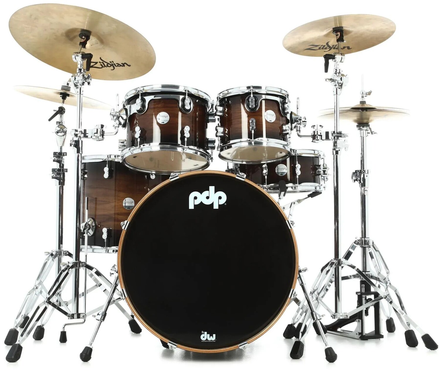 

PDP Concept Maple Exotic Shell Pack — 5 предметов — Угольный взрыв поверх грецкого ореха