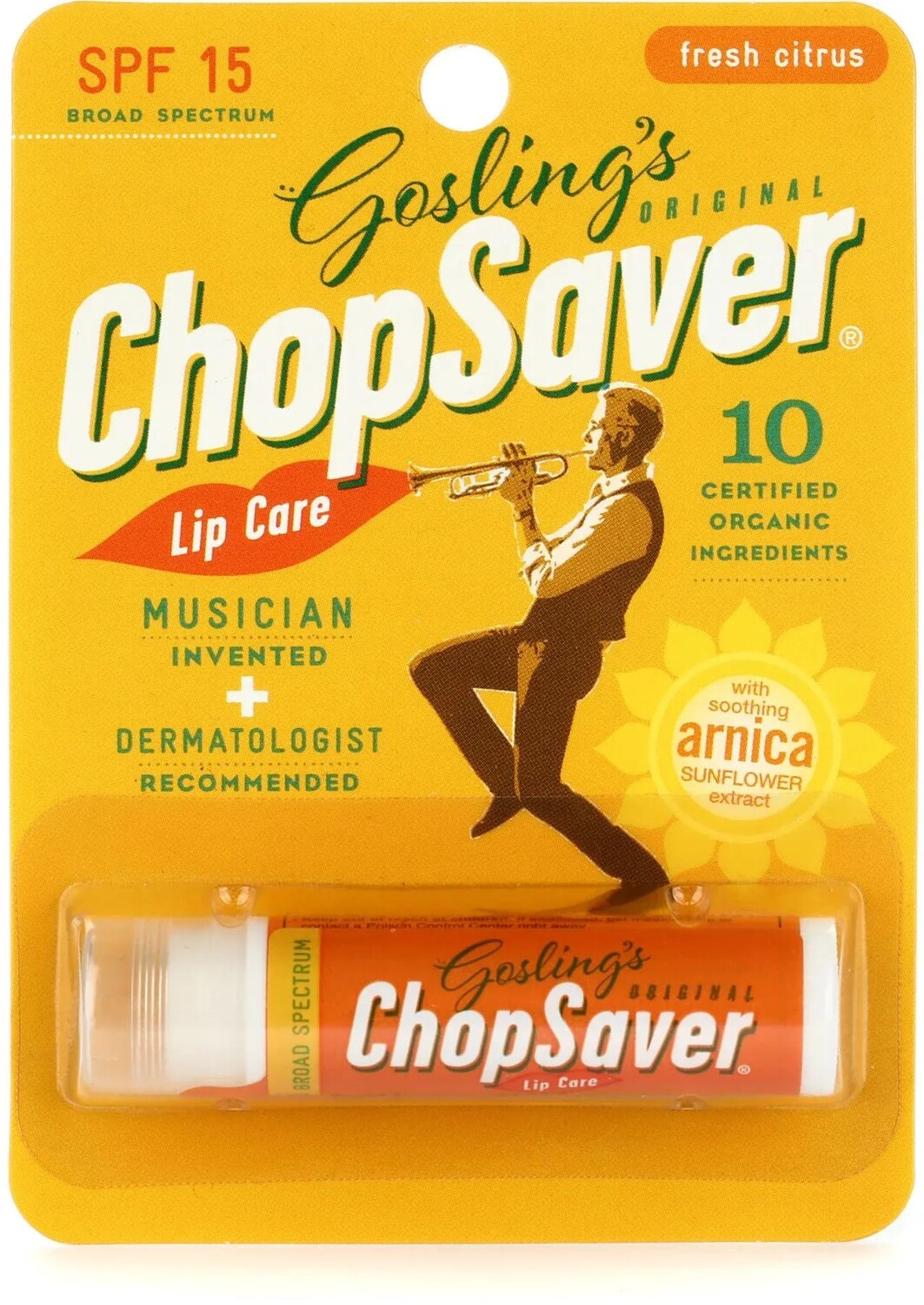 

ChopSaver Бальзам для губ SPF 15 с защитой от солнца - 0,15 унции.
