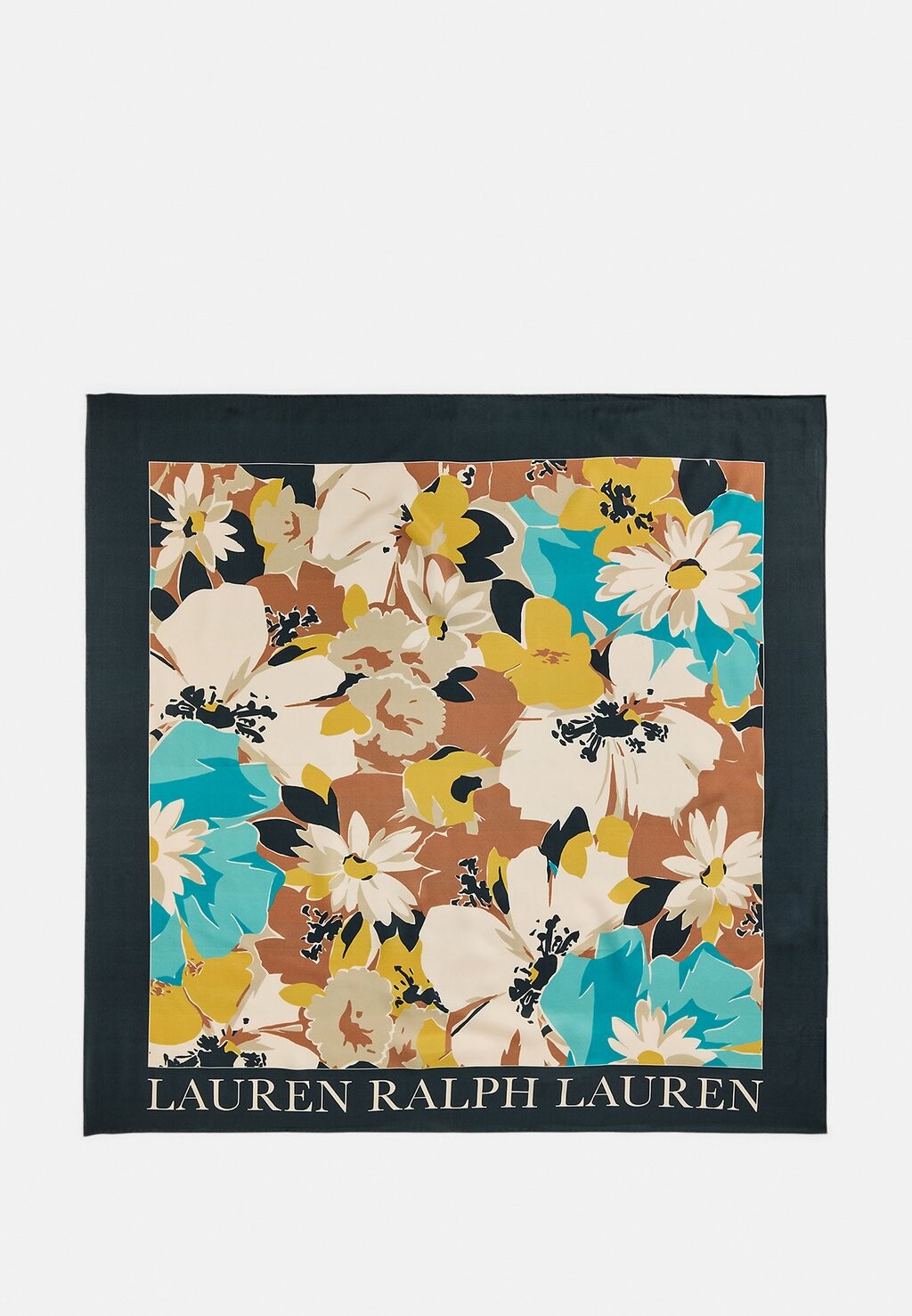 

Шарф FLORAL SILK TWILL SQUARE SCARF Ralph Lauren, разноцветный