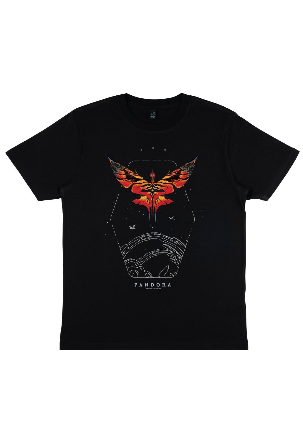 

Футболка с принтом AVATAR LEONOPTERYX BIOLUM BADGE Henry Tiger, черный