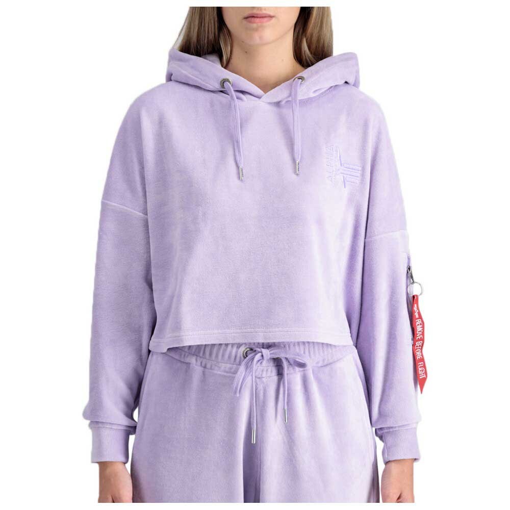 

Худи Alpha Industries Frottee COS, фиолетовый