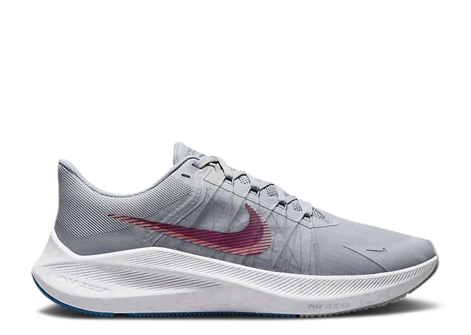 

Кроссовки Nike Winflo 8 'Light Smoke Grey Siren Red', серый
