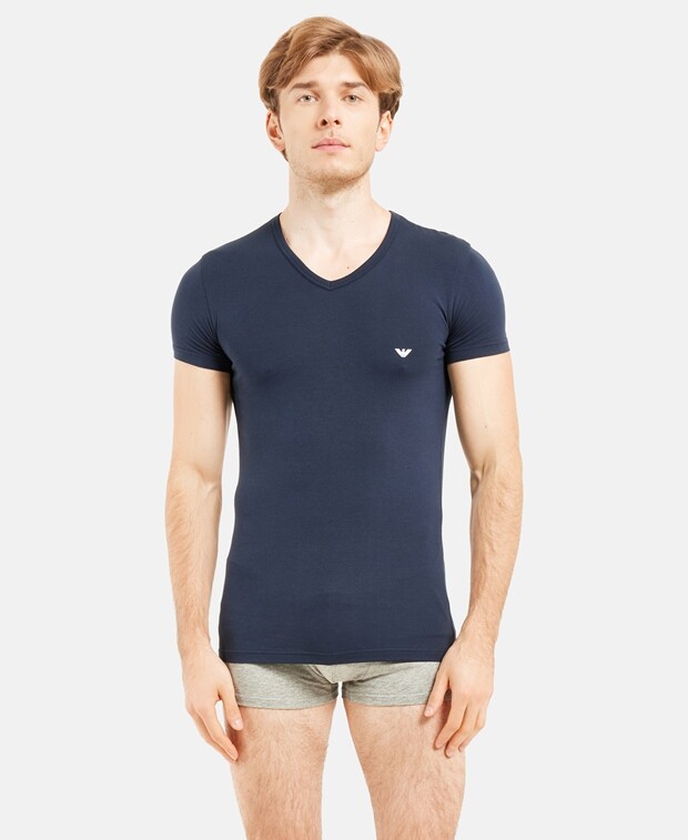 

Футболки, упаковка 2 шт. Emporio Armani, темно-синий
