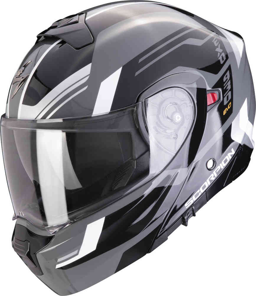 EXO 930 Evo Sikon Шлем Scorpion, серый/черный/белый