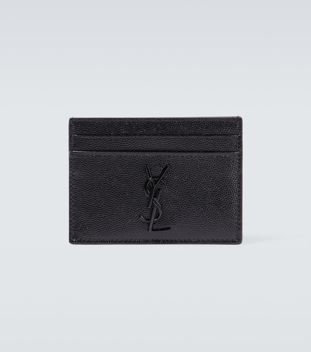 

Кожаная визитница Saint Laurent, черный