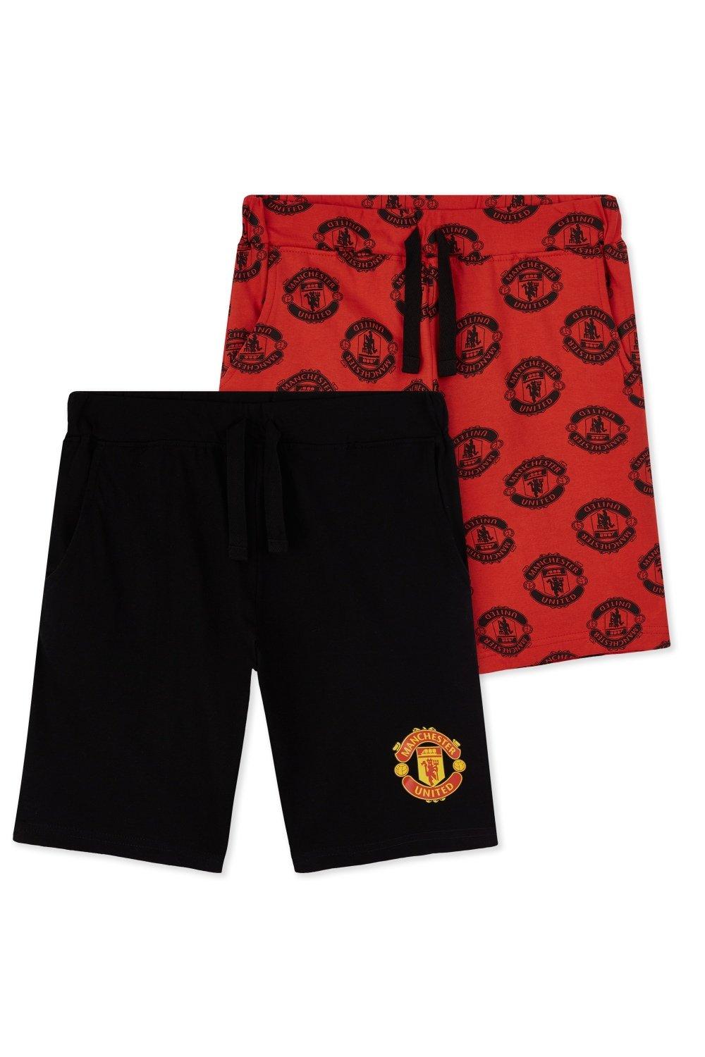 Комплект из 2 шорт для сна Manchester United FC, мультиколор футбольная форма детская манчестер юнайтед роналду 7 manchester united ronaldo бело черная