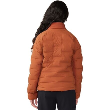 Куртка с высокими бедрами стрейч-даун женская Mountain Hardwear, цвет Iron Oxide