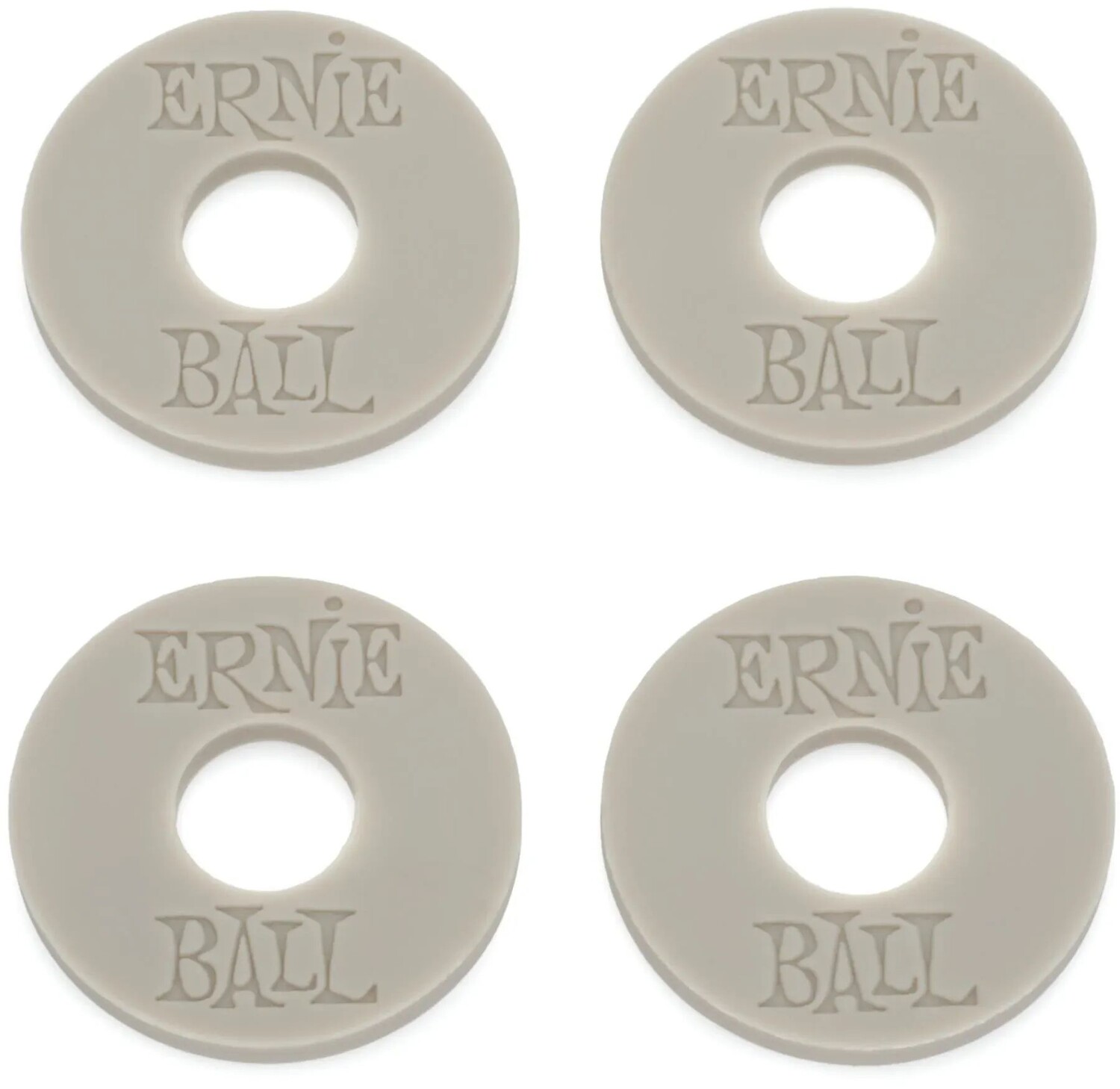 

Блоки с резиновыми ремешками Ernie Ball — серые (4 шт.)
