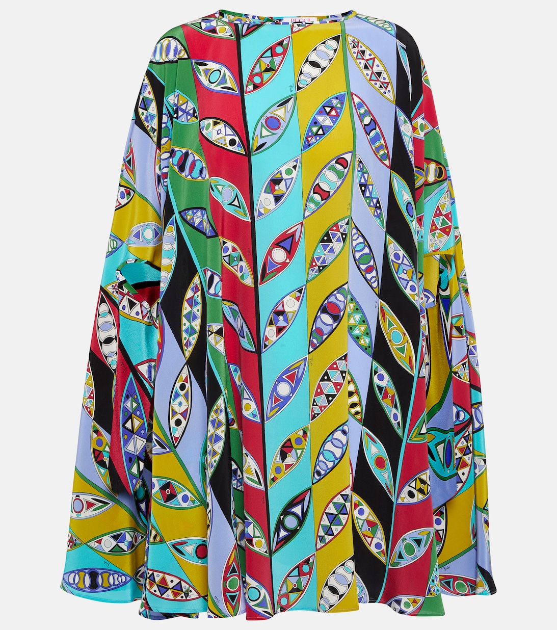 Шелковый кафтан с принтом PUCCI, разноцветный шелковый шарф с принтом pucci разноцветный
