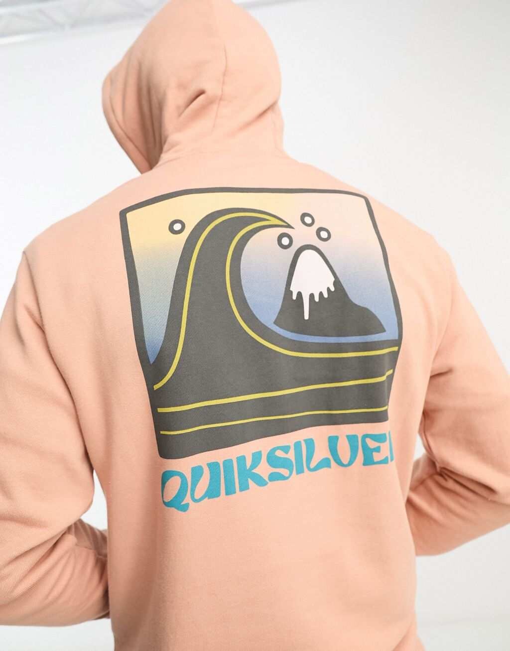 

Оранжевое худи Quiksilver Bubble Stamp