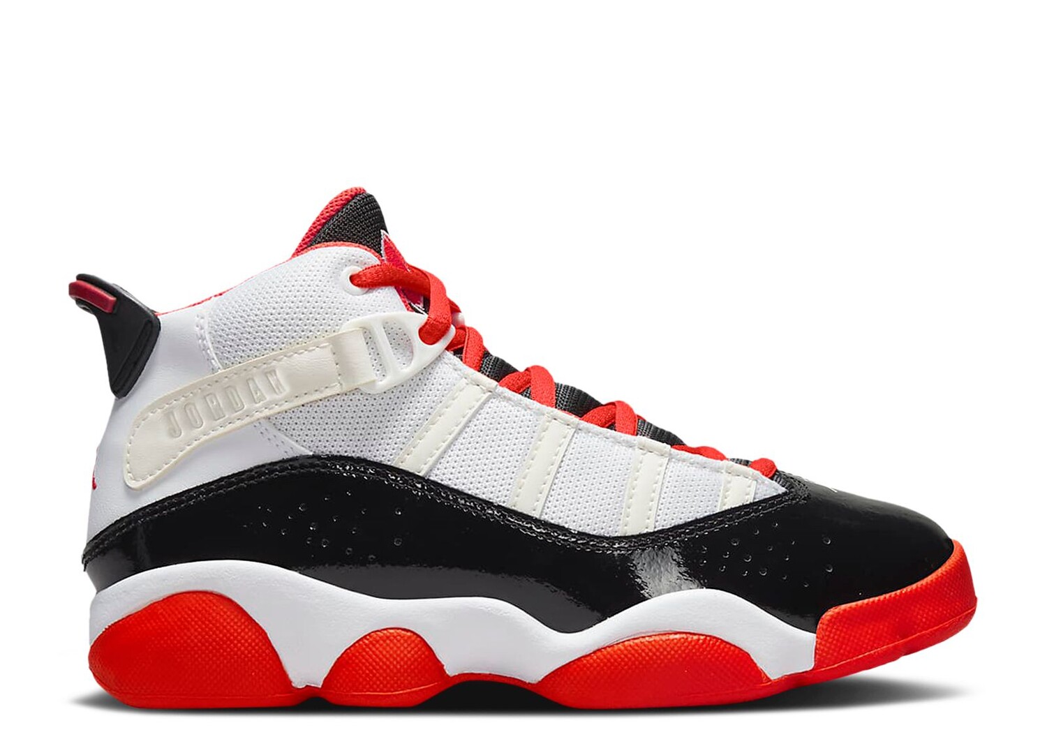 

Кроссовки Air Jordan Jordan 6 Rings Ps 'White Black Team Orange', белый
