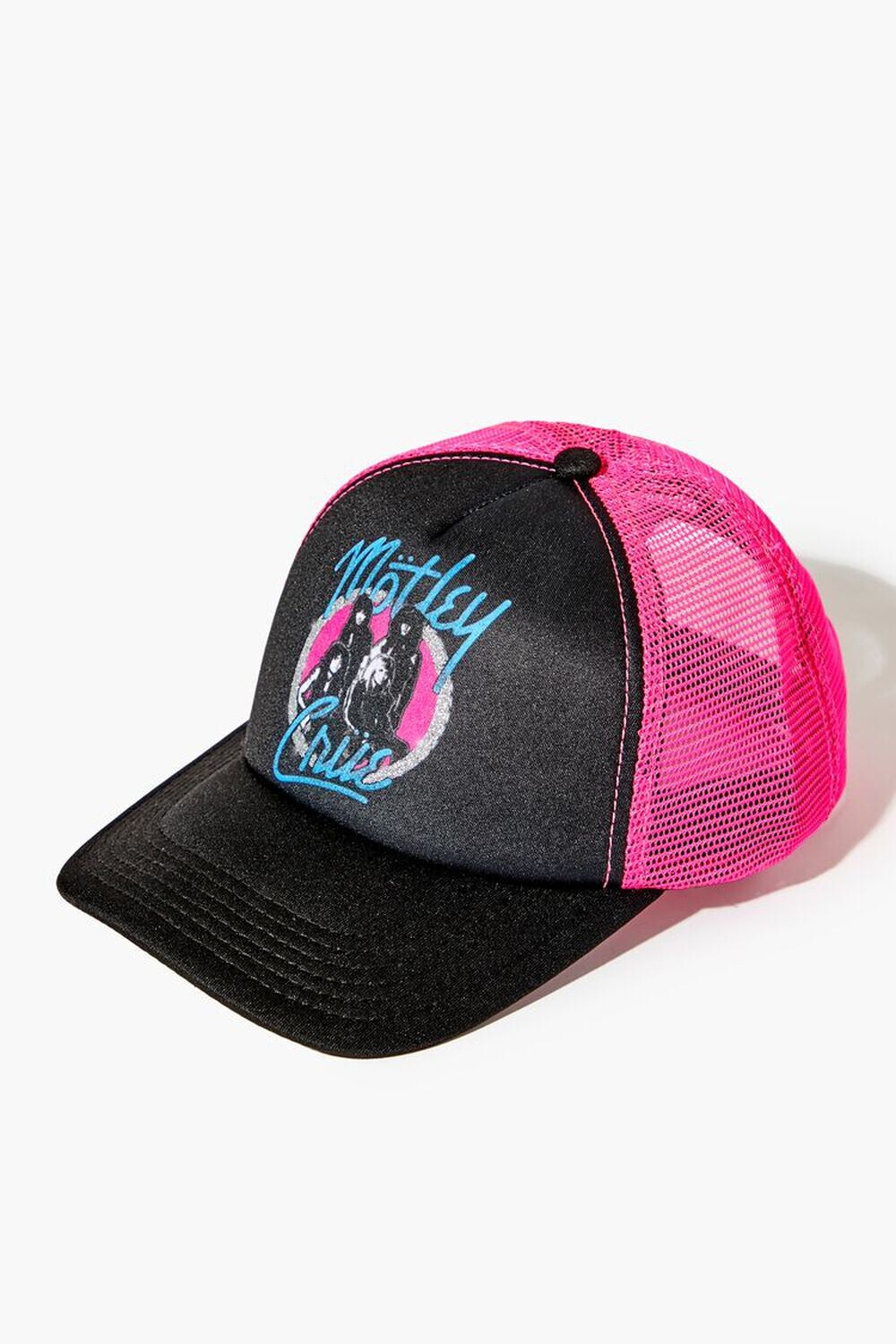 

Кепка дальнобойщика с графическим рисунком Motley Crue Forever 21, черный