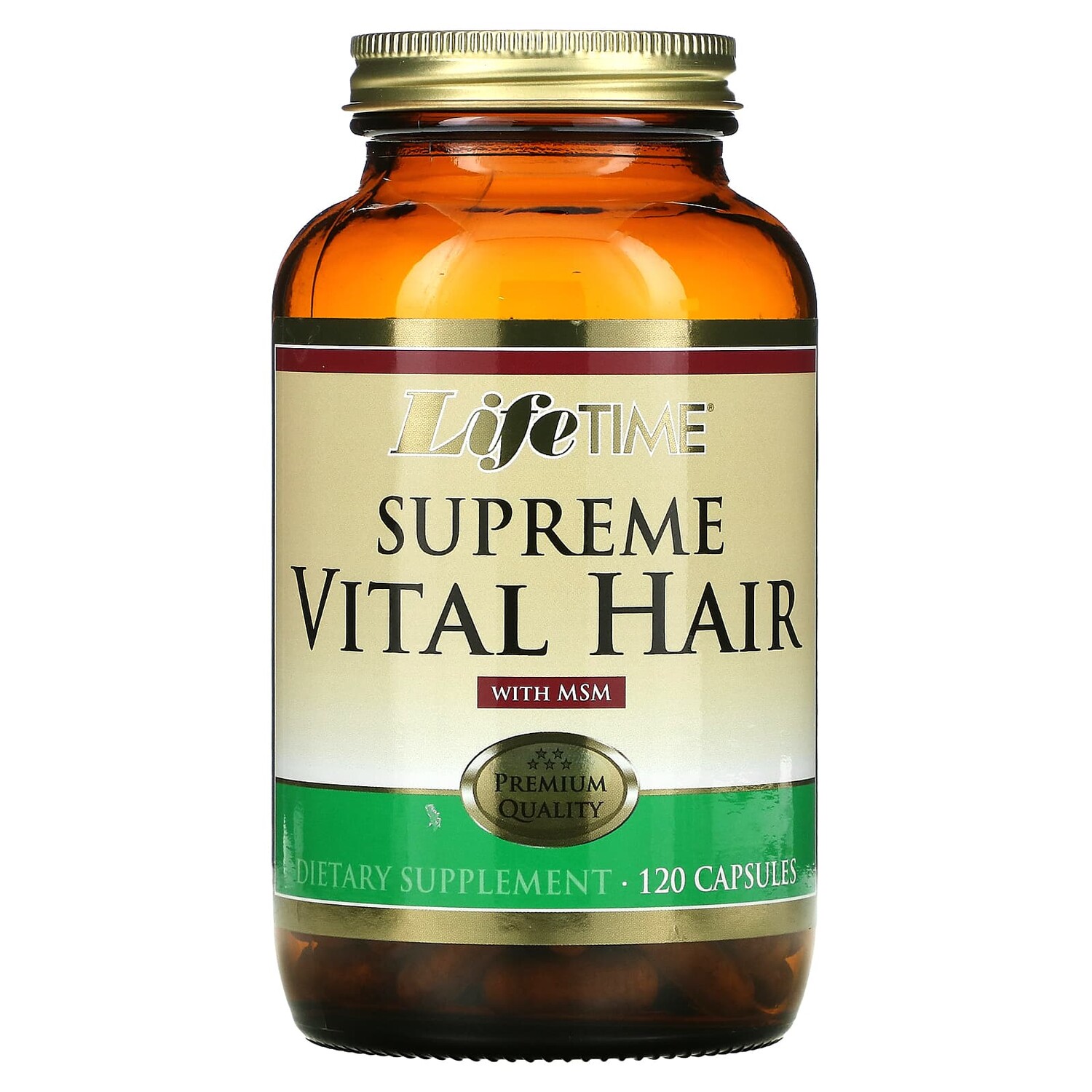 

Supreme Vital Hair с MSM, 120 капсул, LifeTime Vitamins