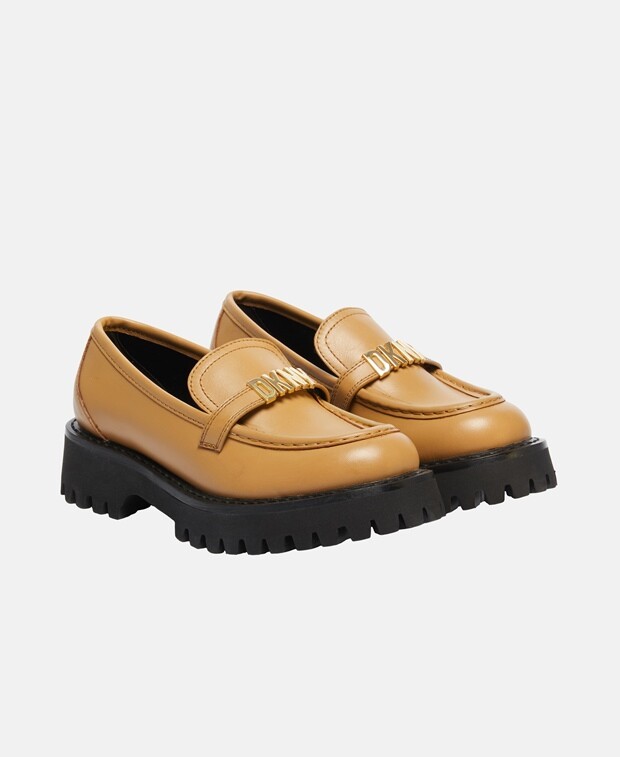 

Лоферы DKNY, коньяк