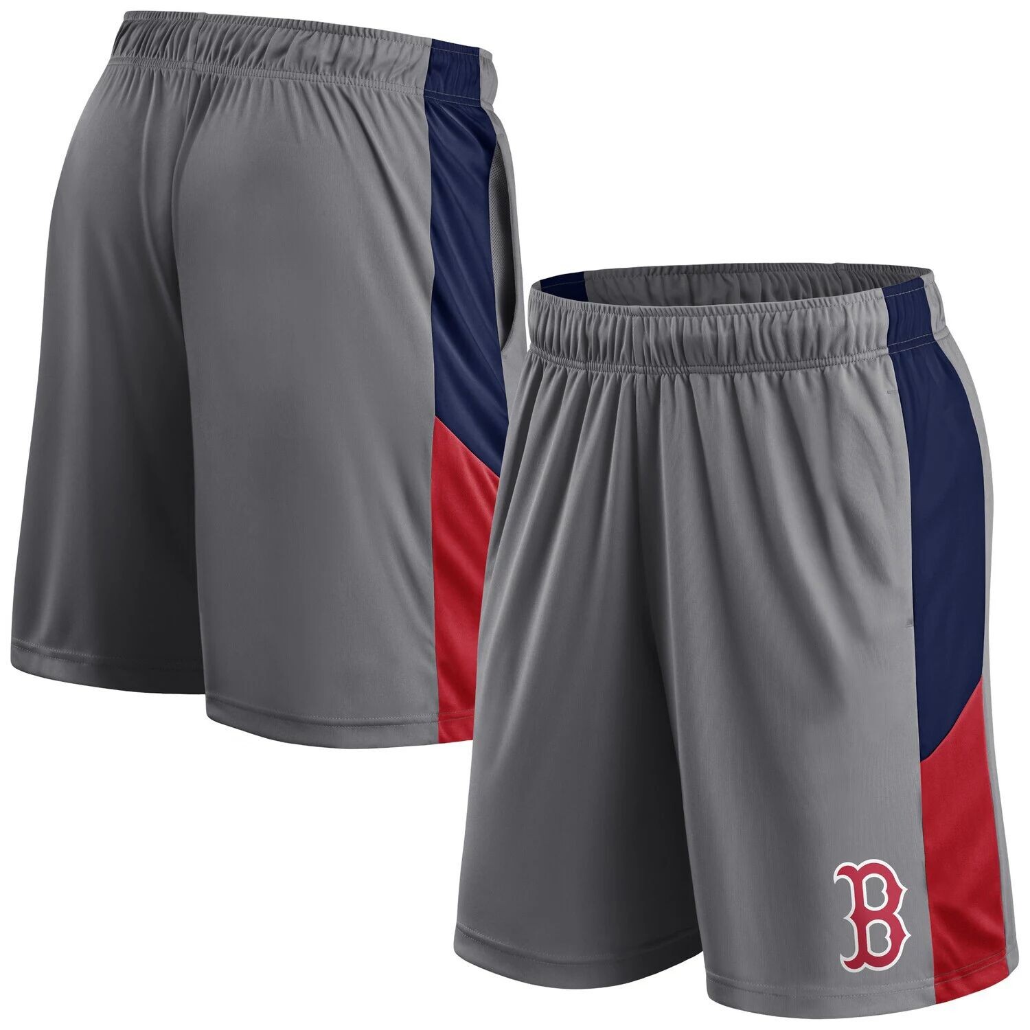 

Мужские фирменные серые шорты с логотипом Boston Red Sox Primary Fanatics