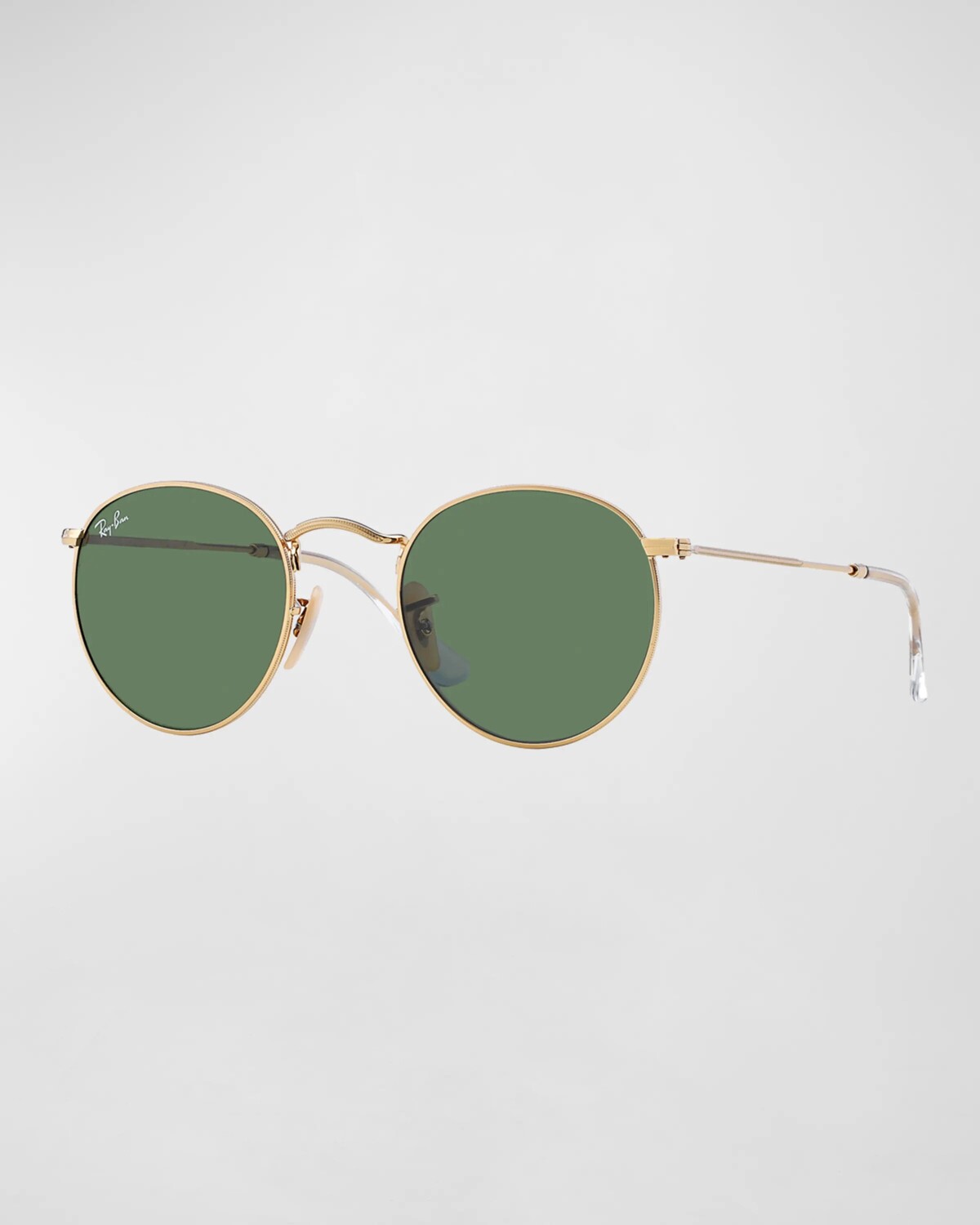 

Мужские круглые металлические солнцезащитные очки, зеленые, 53 мм Ray Ban, цвет Green