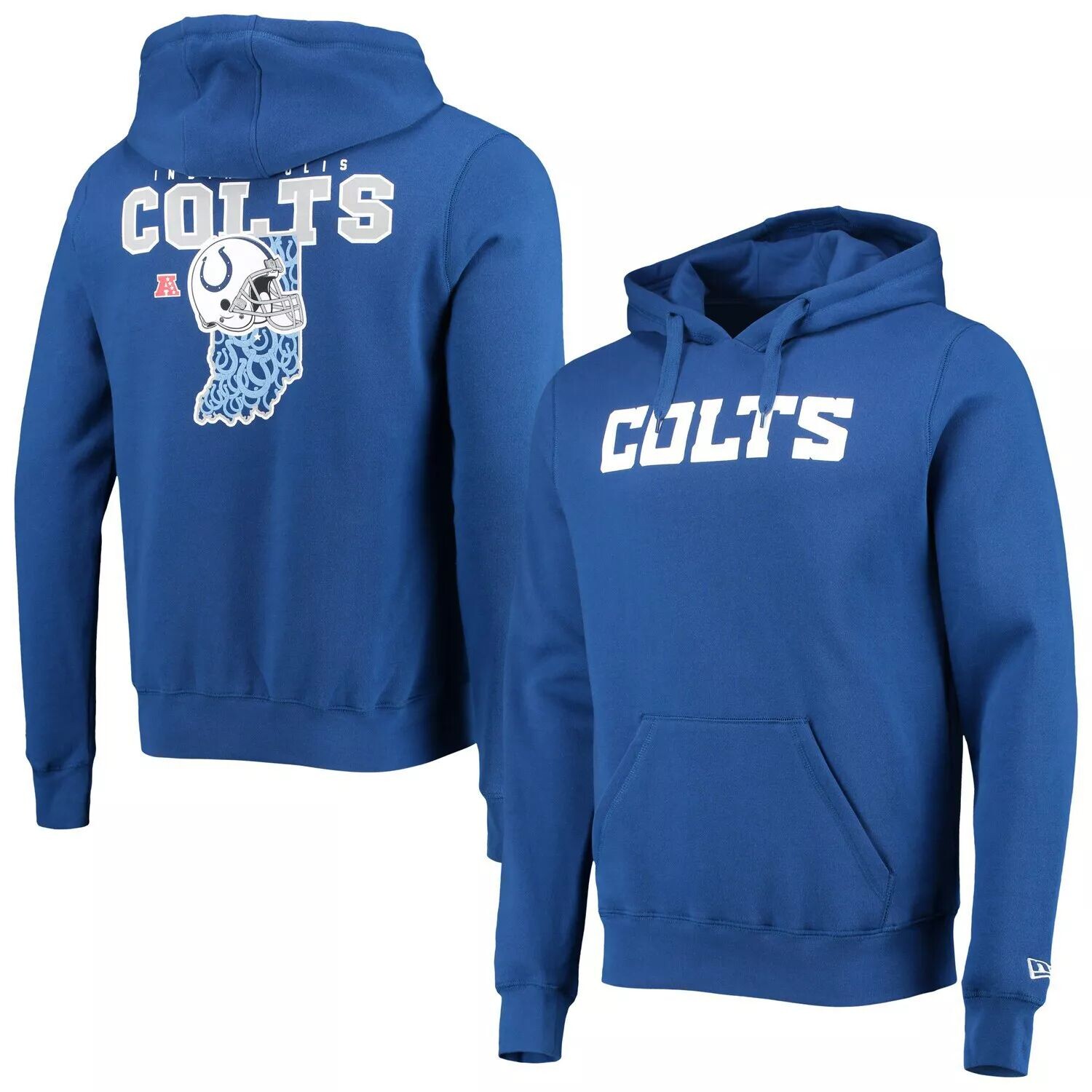 

Мужской пуловер с капюшоном Royal Indianapolis Colts Local Pack New Era