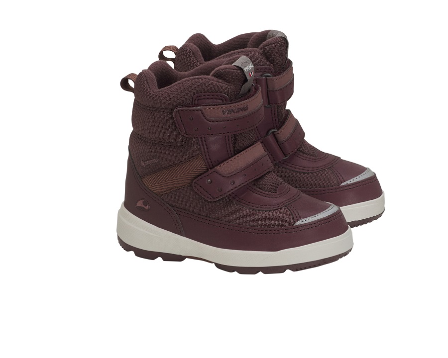 Ботинки зимние Viking Boots Play Hight Gtx R на липучках, виноградный ботинки котофей зимние на липучках анатомическая стелька размер 24 синий