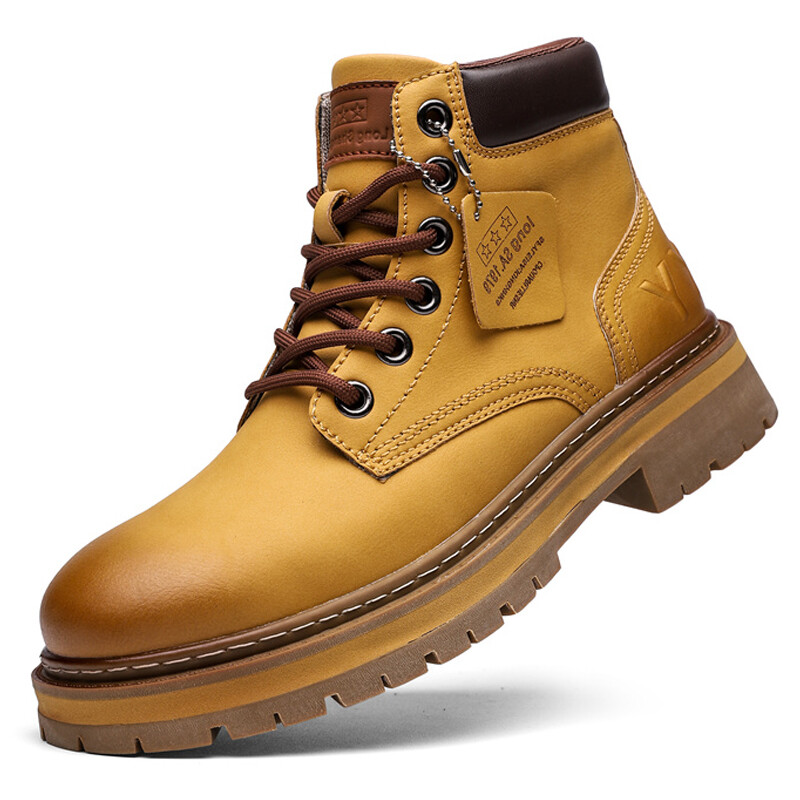 

Мужские ботинки Cahhrrn X Martin Boot Men Beige Cisuo
