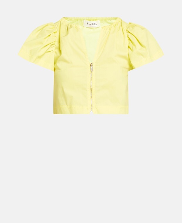 

Укороченный топ Blugirl Blumarine, желтый