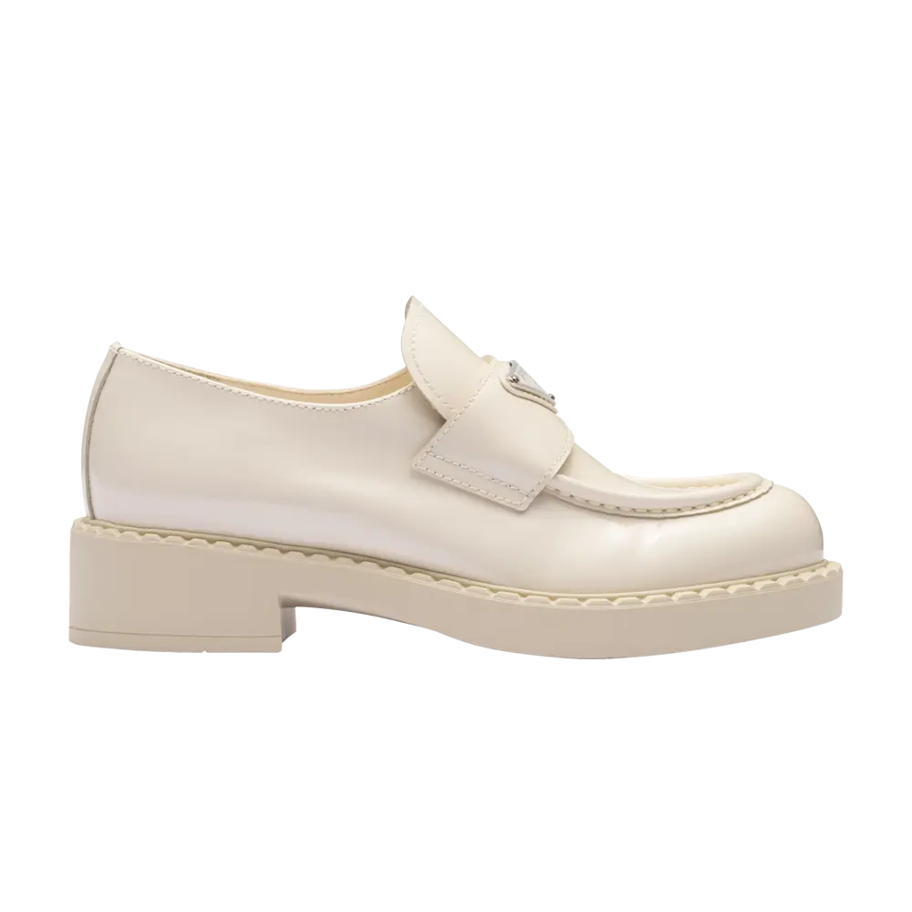 

Шоколадные лоферы Prada Wmns, кремовый