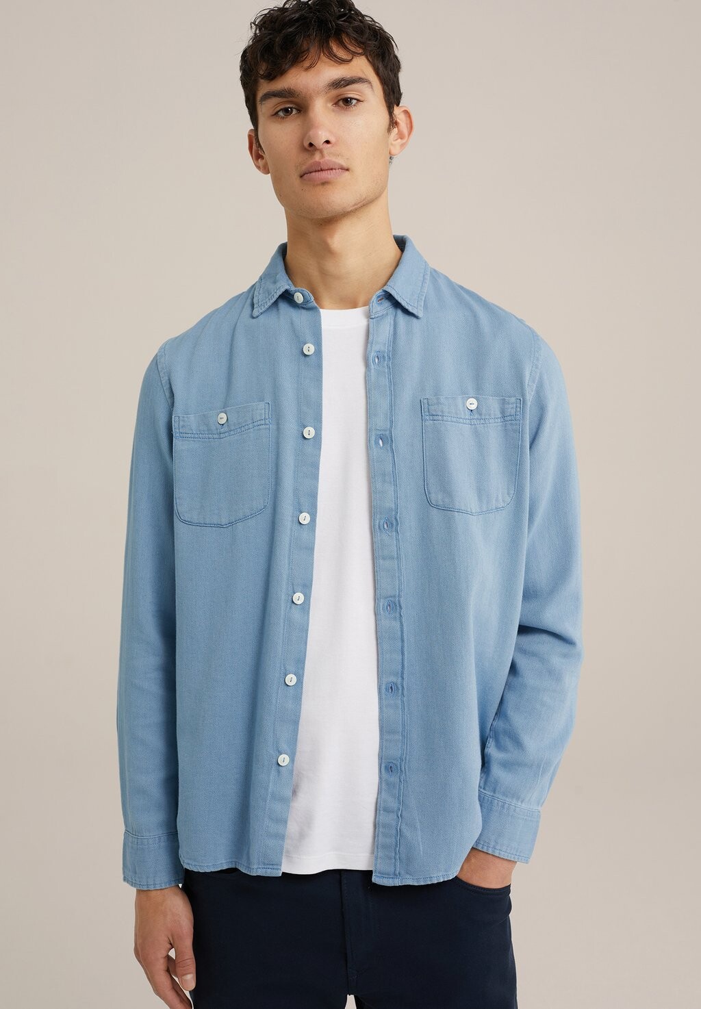 

Рубашка BLUE RIDGE WE Fashion, цвет blue