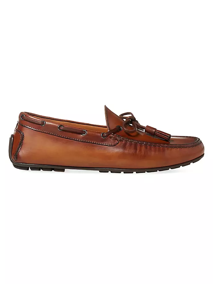 

Лоферы для водителей Harold с кисточками Ralph Lauren Purple Label, цвет tan