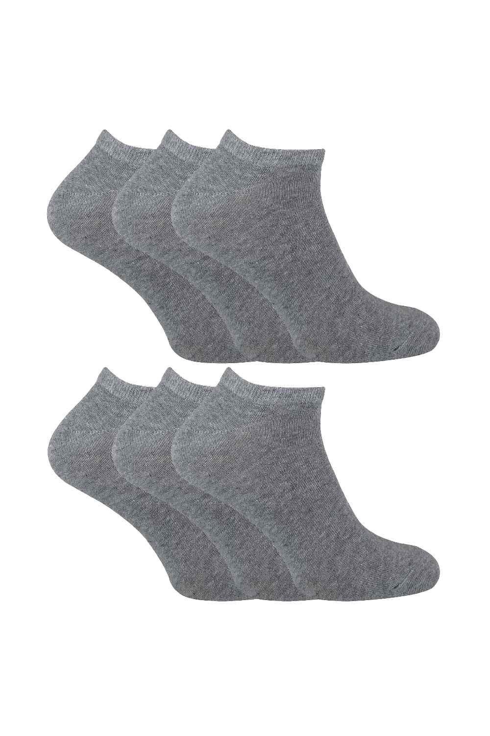 Набор из 6 хлопковых коротких спортивных носков для тренажерного зала Sock Snob, серый набор из 6 хлопковых коротких спортивных носков для тренажерного зала sock snob белый