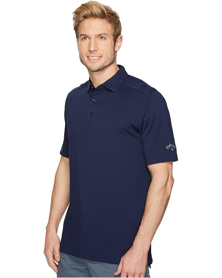 

Поло Callaway Opti-Dri Micro-Hex Solid Polo, цвет Peacoat