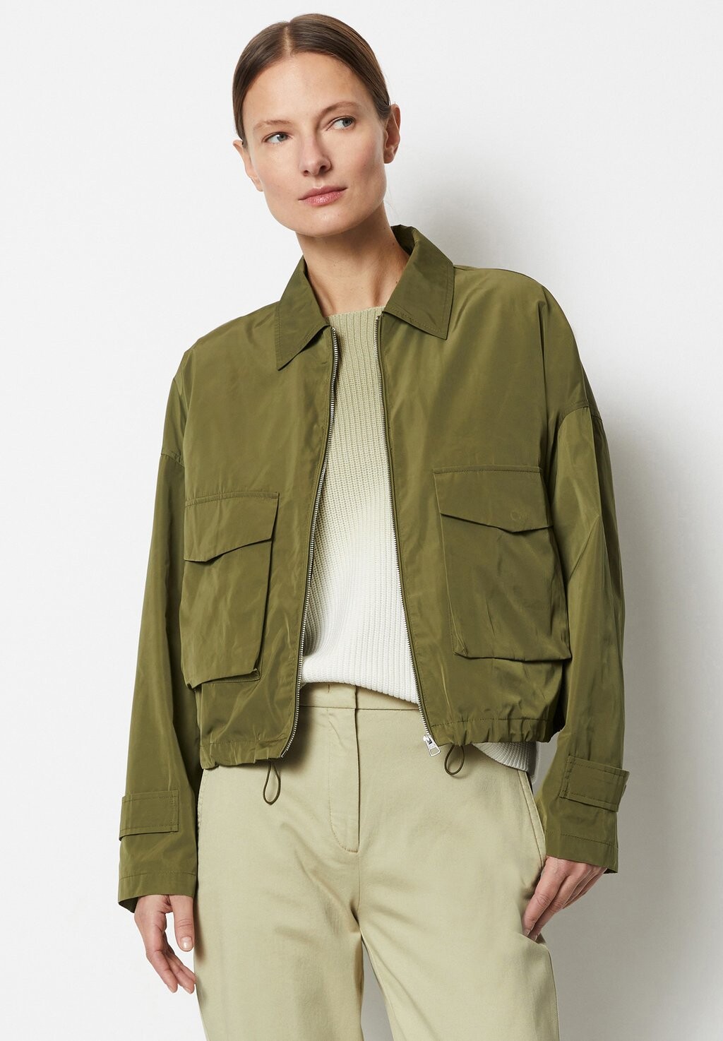 

Дождевик/водоотталкивающая куртка CROPPED AUS Marc O'Polo, цвет cedar green
