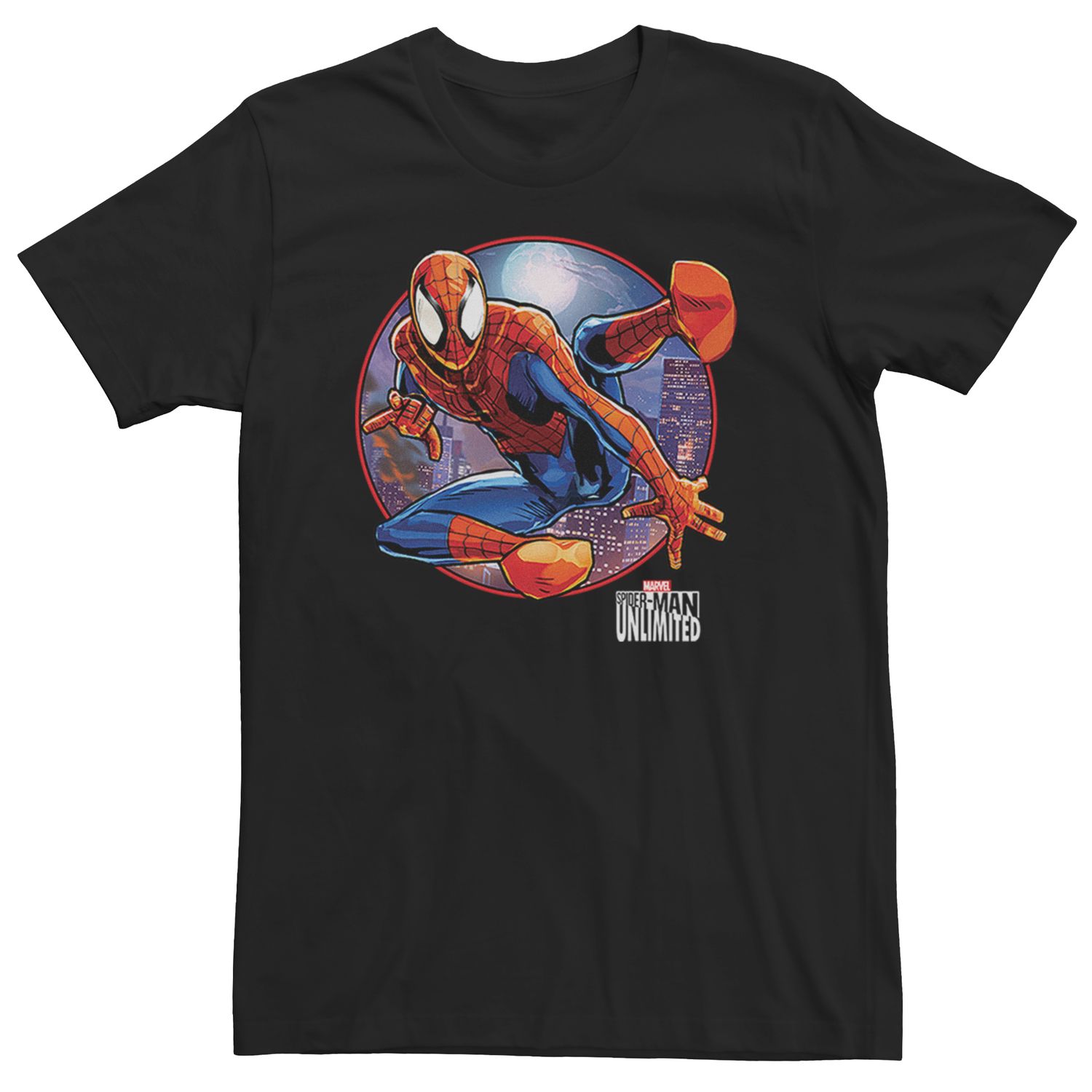 Мужская футболка Marvel Games с Человеком-Пауком MoonLight Licensed Character