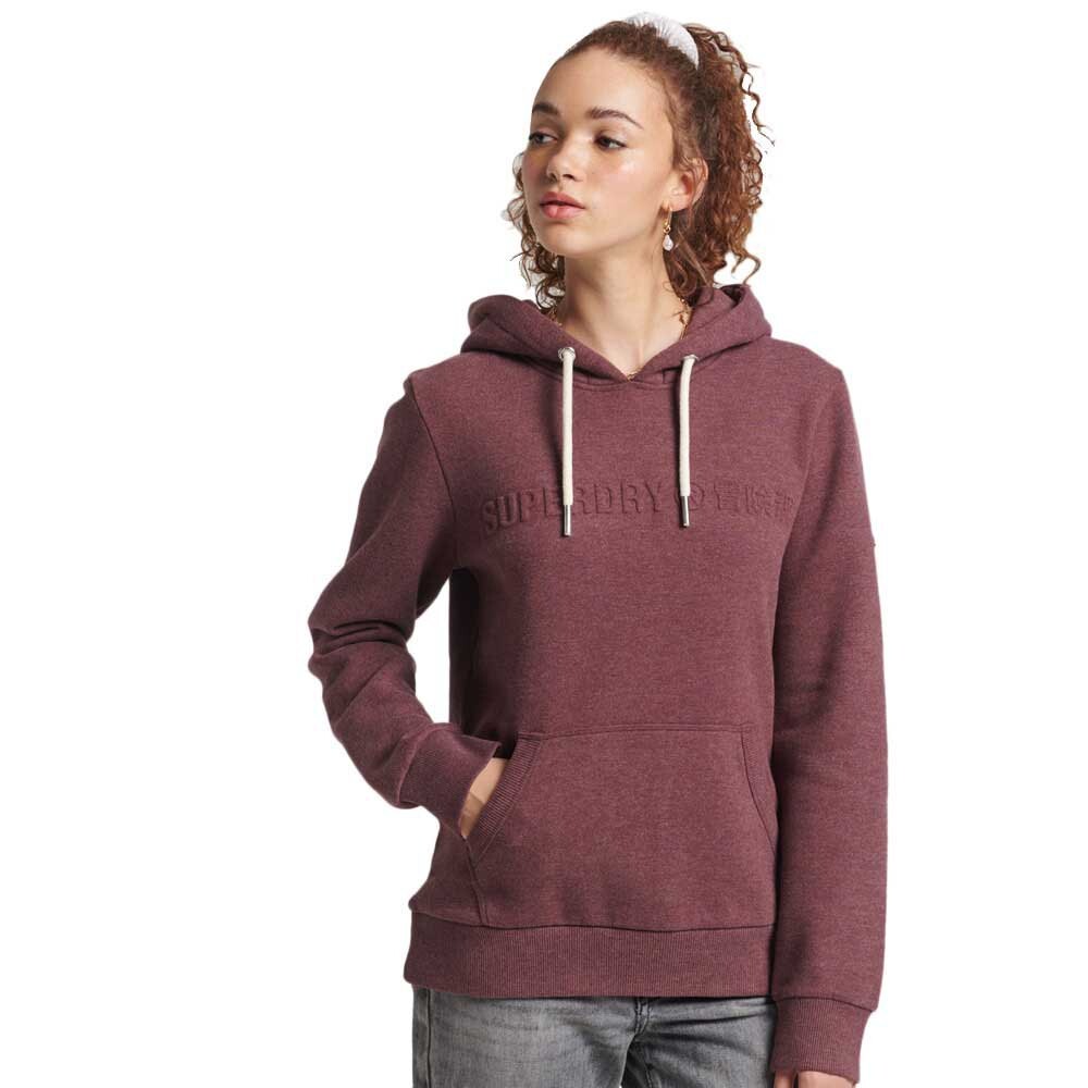 

Худи Superdry Vintage Corp Logo Marl, фиолетовый