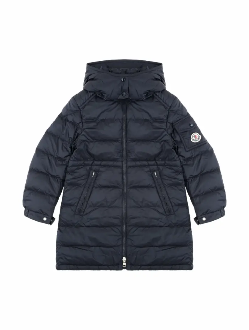 Стеганый пуховик Meillon Moncler, тёмно-синий