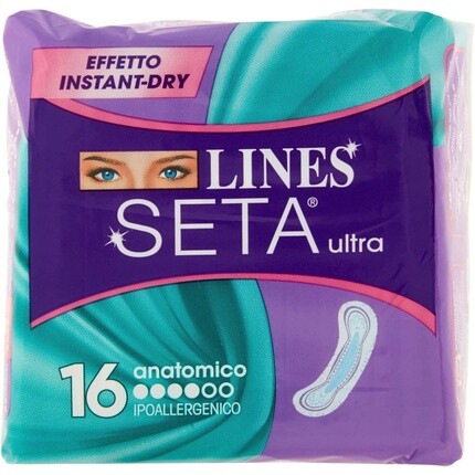 

Гигиенические прокладки Lines Ultra Soft Silk, 16 шт., 20 г S-Line