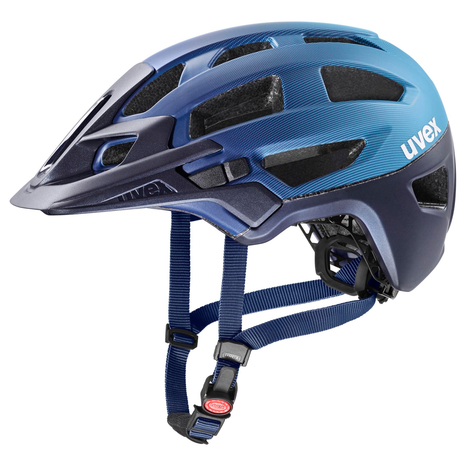 шлем велосипедный uvex черный Велосипедный шлем Uvex Finale 2 0, цвет Deep Space/Azure Matt