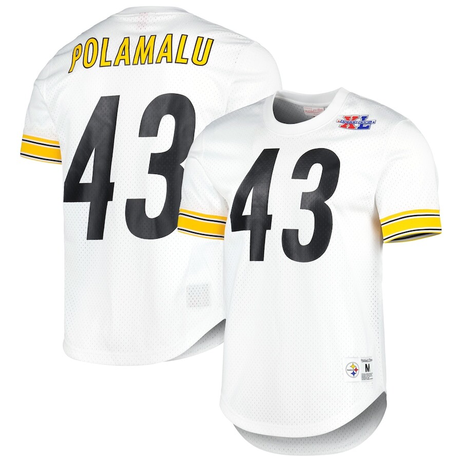 

Футболка с именем и номером Mitchell & Ness Pittsburgh Steelers, белый