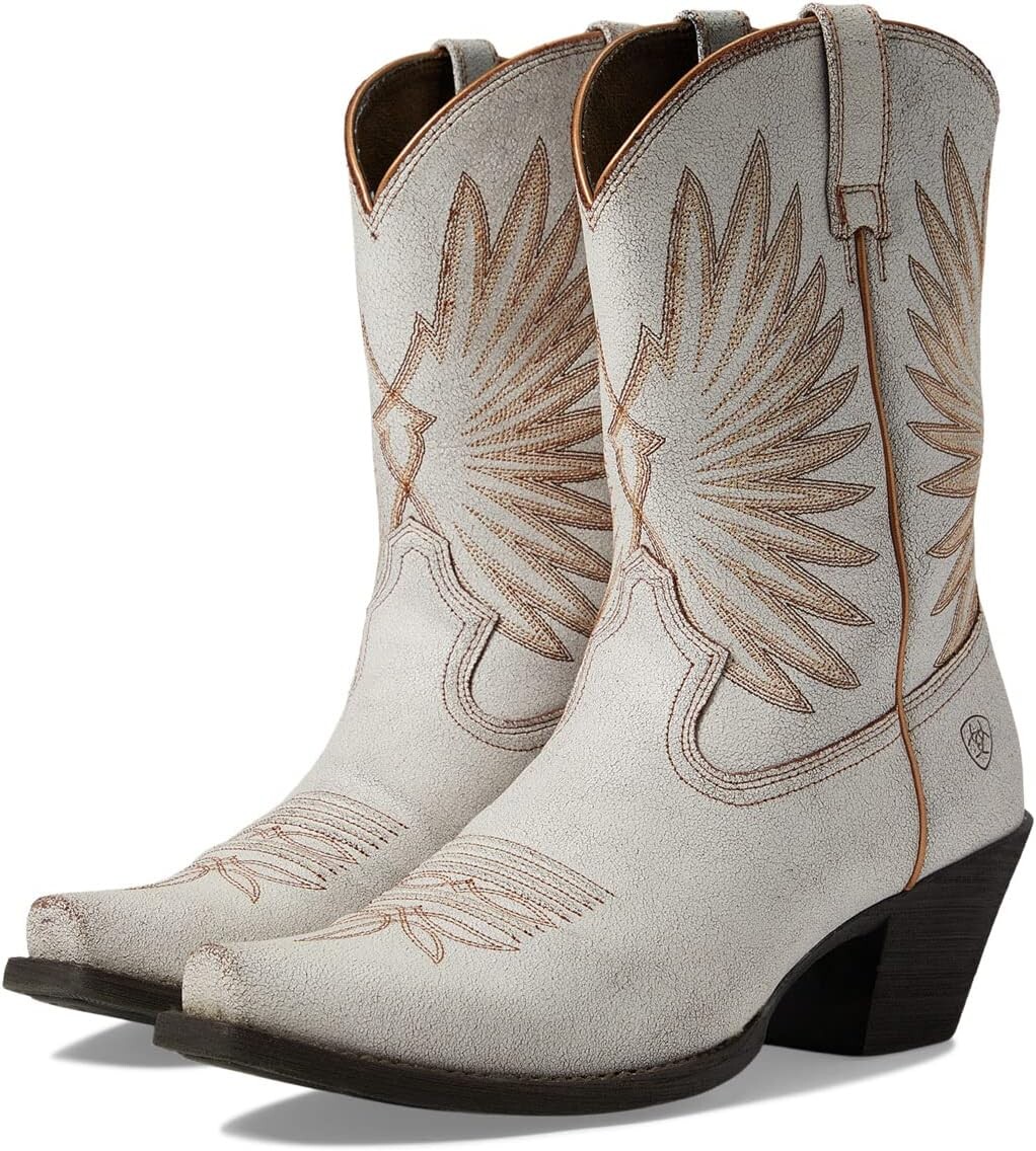 

Ковбойские сапоги Goldie Ariat, цвет Distressed White