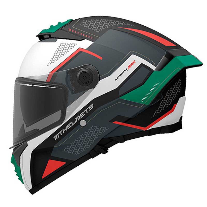 цена Шлем полнолицевой MT Helmets Thunder 4 SV Jerk B6, серый