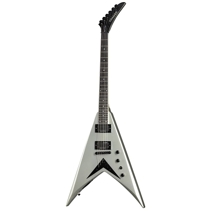 Электрогитара Kramer Dave Mustaine Signature Vanguard Electric Guitar w/Case - Silver Metallic boling dave guernica
