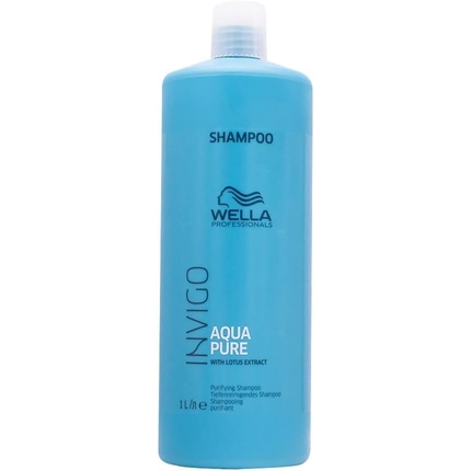 Invigo Balance Aqua Pure Очищающий шампунь 1000мл, Wella шампунь для волос wella professionals шампунь очищающий invigo aqua pure