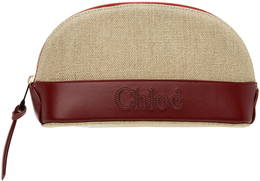 

Сумочка Sense бежевого и бордового цвета Chloe
