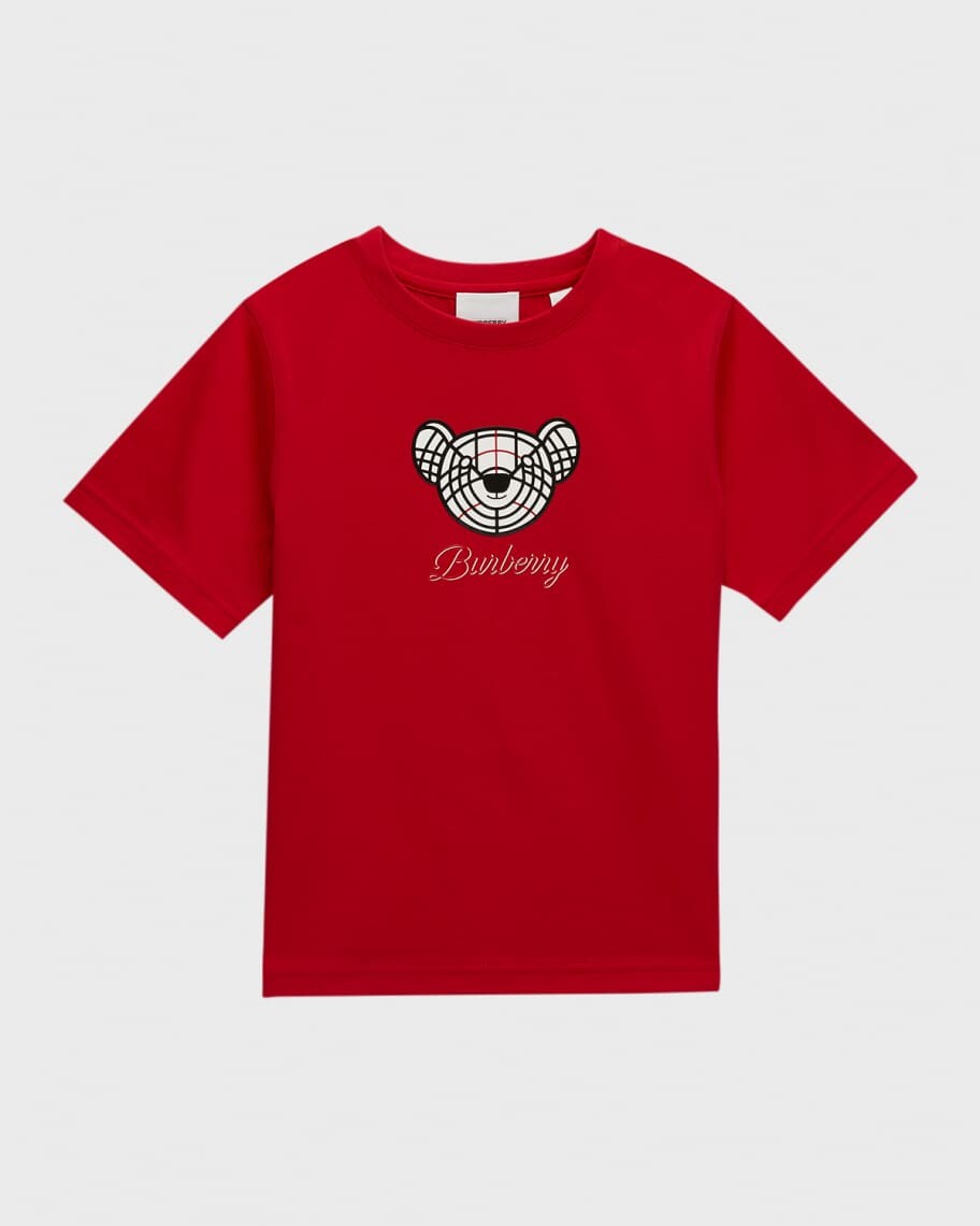 

Детская футболка с принтом Roscoe Teddy Bear, размеры 4–12 Burberry