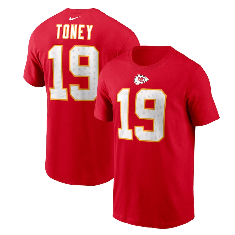 

Футболка с именем и номером Nike Kansas City Chiefs, красный