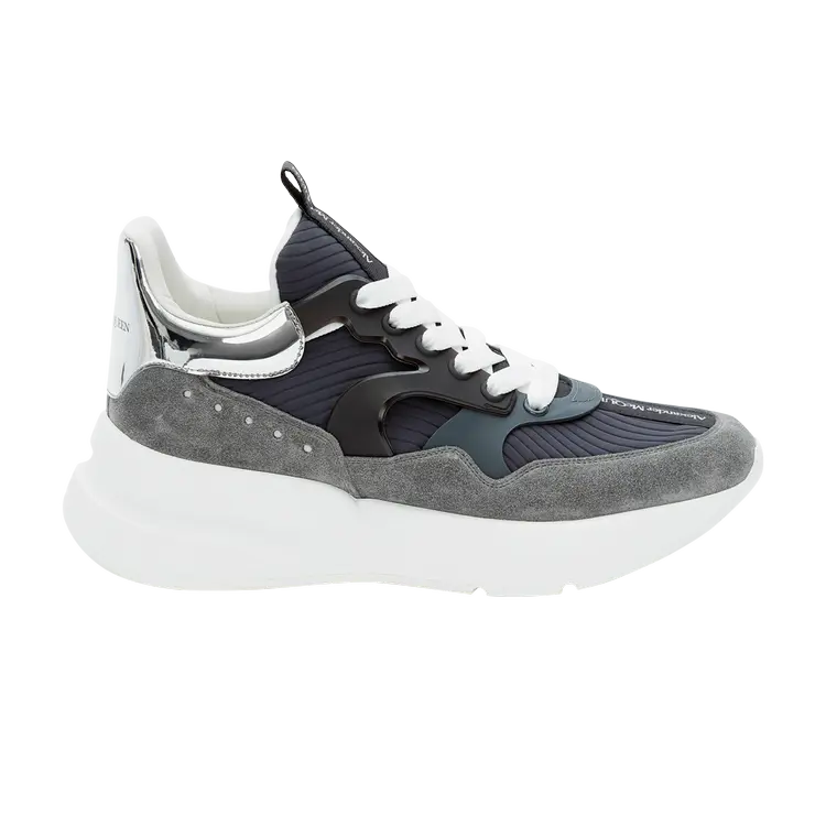 

Кроссовки Alexander McQueen Oversized Runner 'Grey Navy', серый