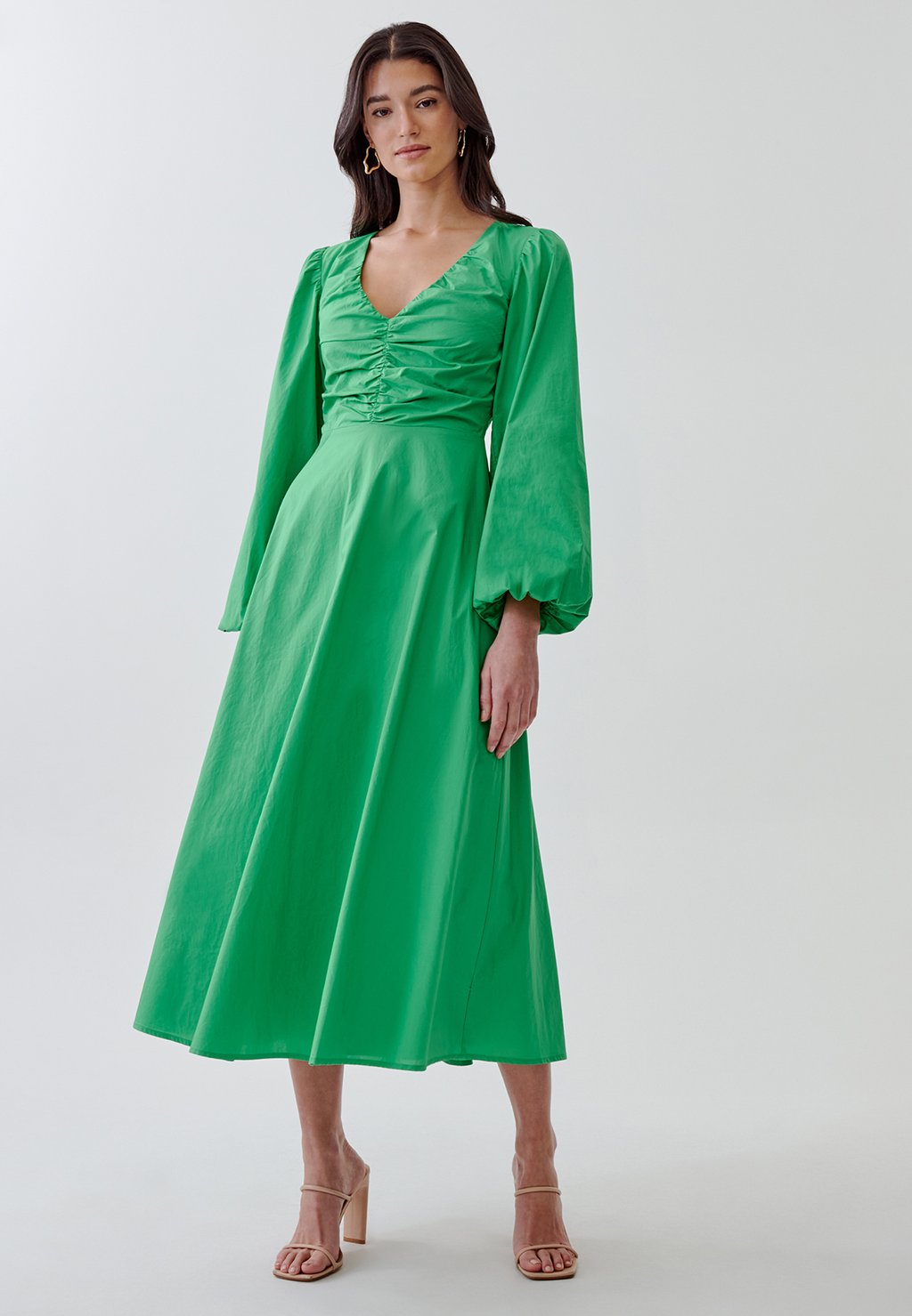 

Дневное платье ARIYAH MIDI TUSSAH, цвет green