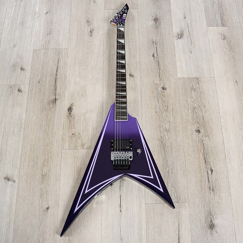 

Электрогитара ESP LTD Alexi Hexed Alexi Laiho Guitar, Macassar Ebony Fretboard, Purple Fade with Pinstripes