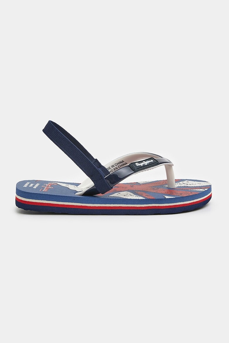 

Тапочки с эластичным ремешком на пятке Pepe Jeans London, красный