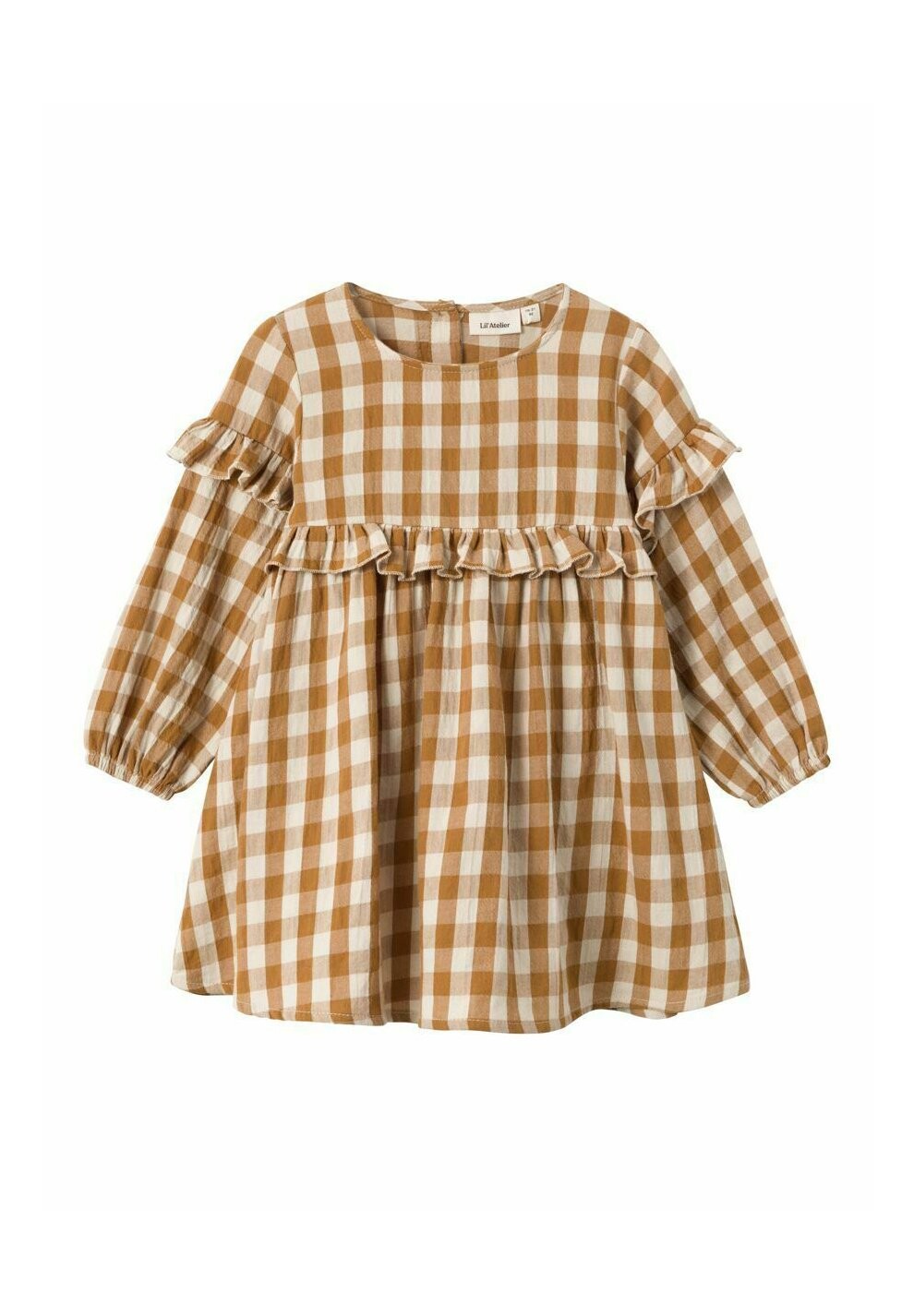 

Платье летнее Langarm Lil' Atelier, цвет golden brown