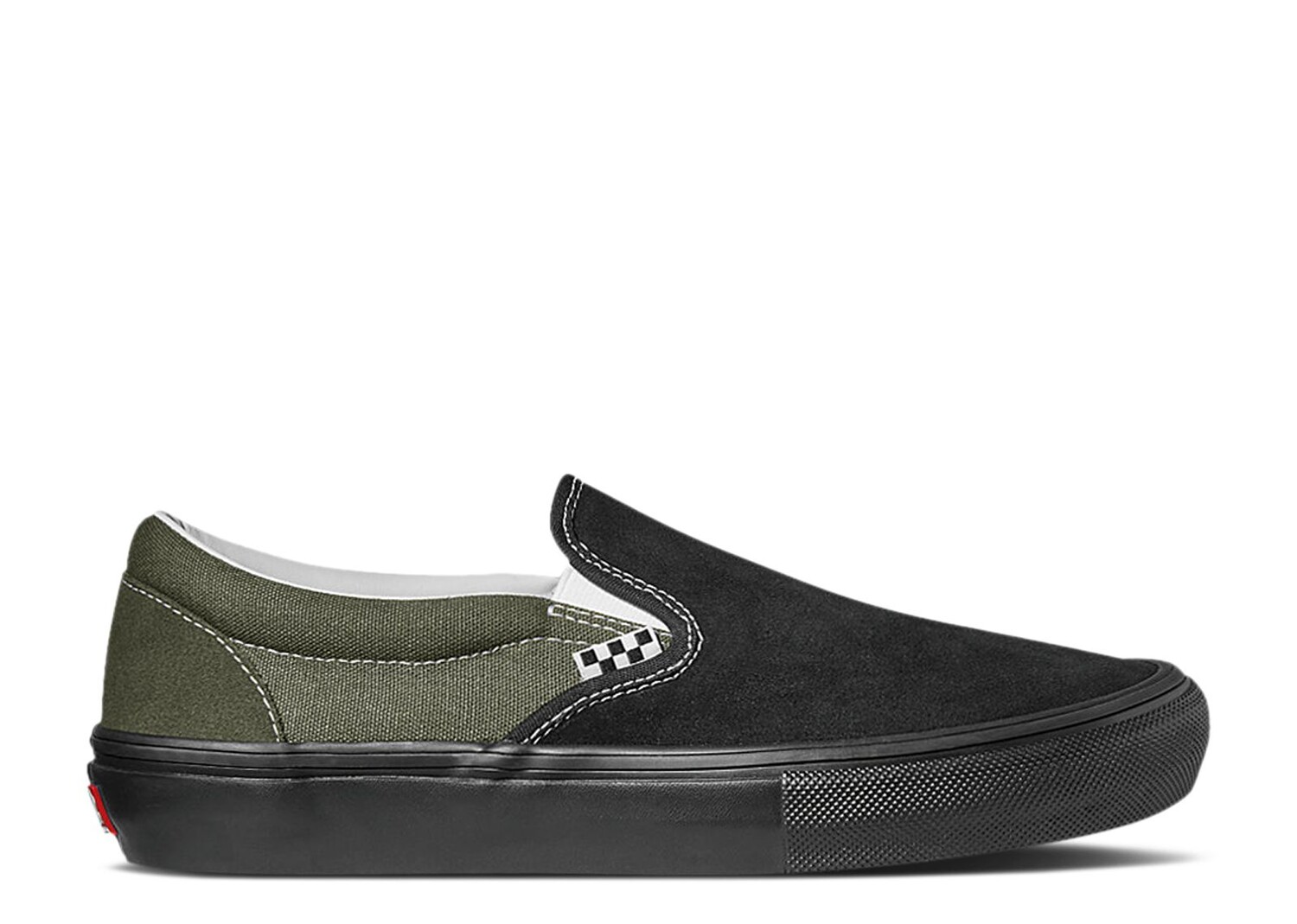 

Кроссовки Vans Skate Slip-On 'Black Grape Leaf', черный