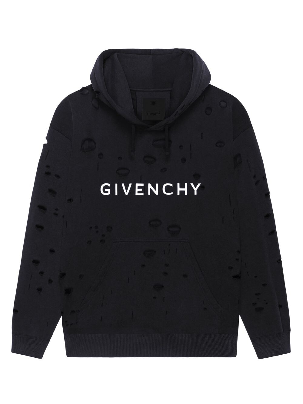 

Худи Archetype с эффектом разрушения Givenchy, черный